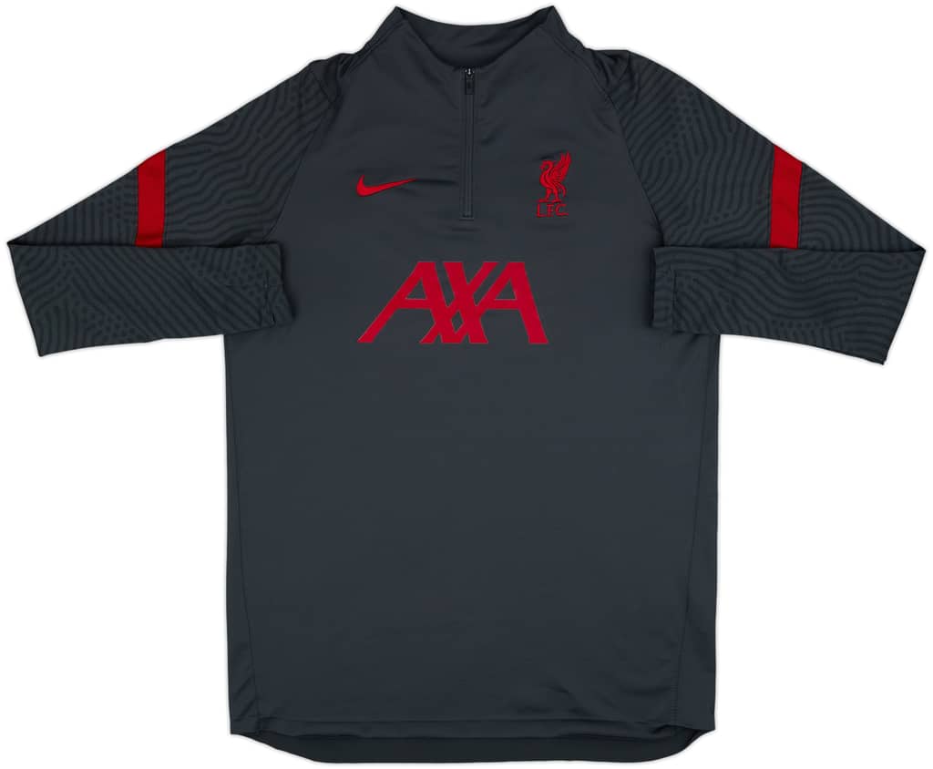 2020-21 Liverpool Nike 1/4 Zip Drill Top - 8/10 - (L)