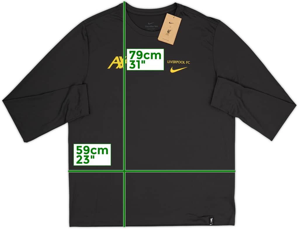 2021-22 Liverpool Nike Dri-Fit Training L/S Shirt (XL)