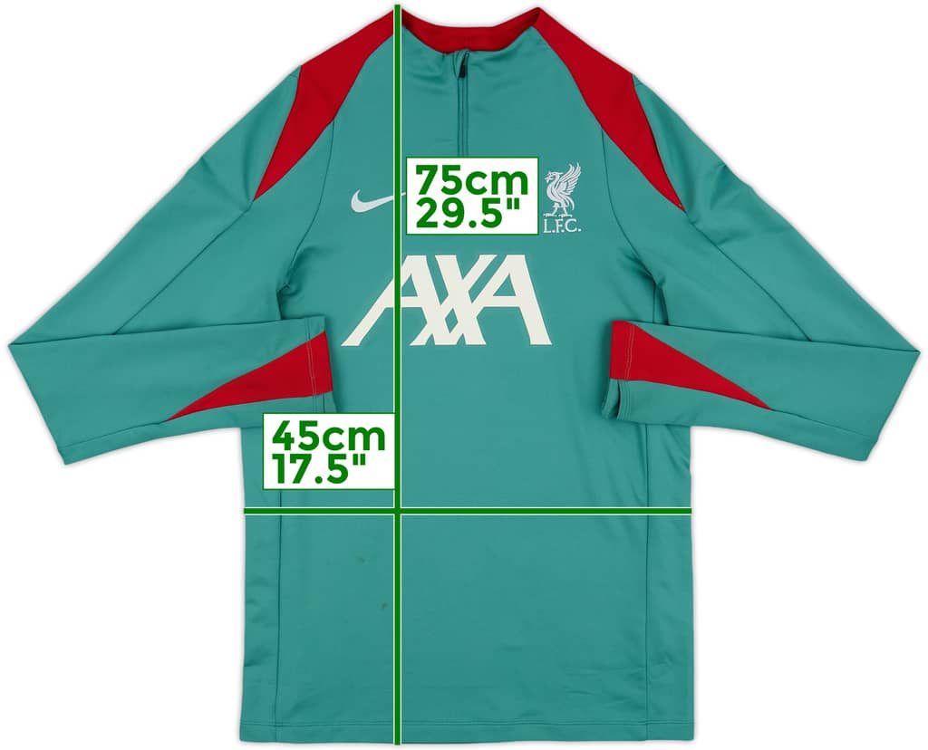2024-25 Liverpool Nike 1/4 Zip Training Top - 7/10 - (S)