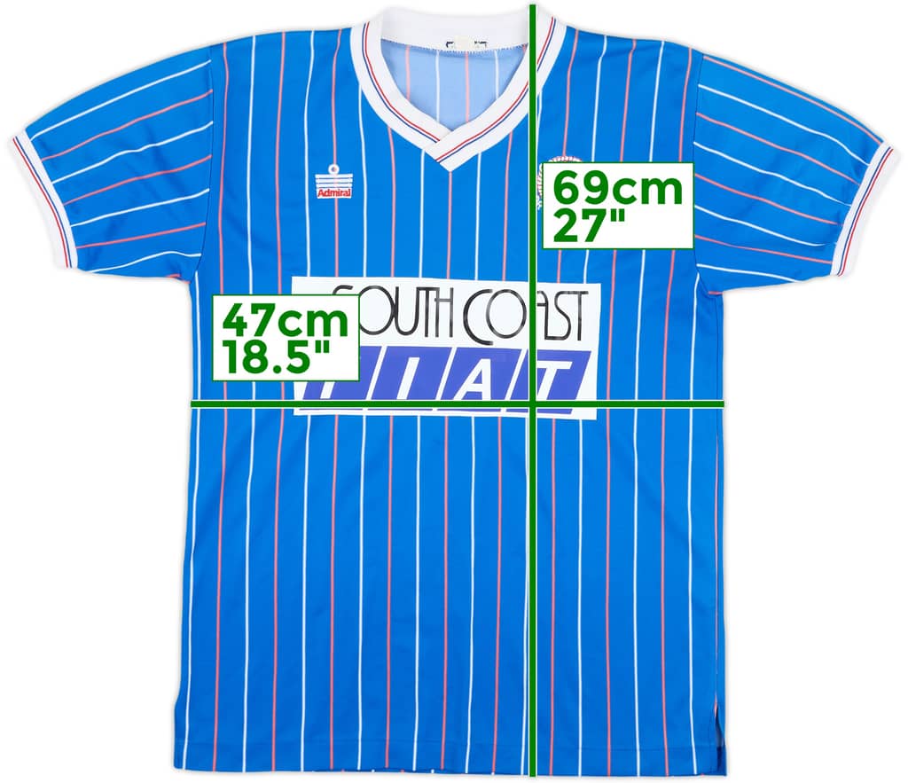 1987-89 Portsmouth Home Shirt - 8/10 - (L)