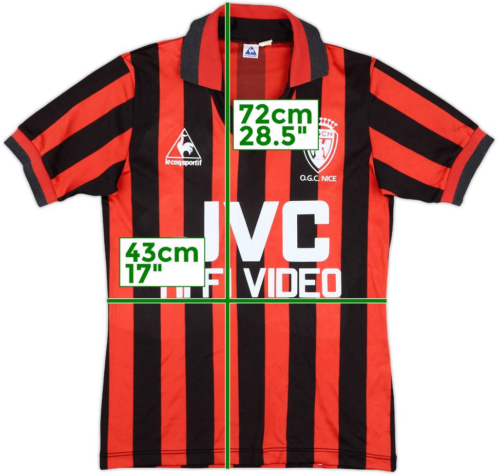 1980-81 Nice Home Shirt - 9/10 - (M)