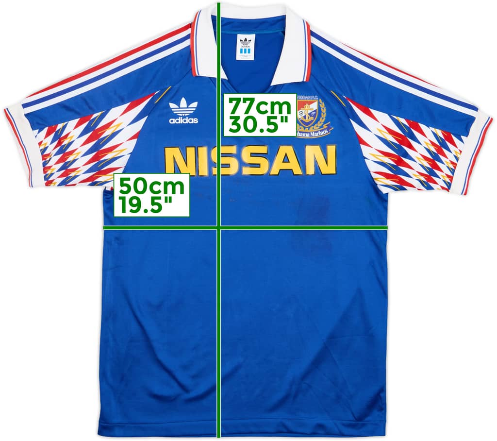 1992-93 Yokohama Marinos Home Shirt - 6/10 - (M/L)