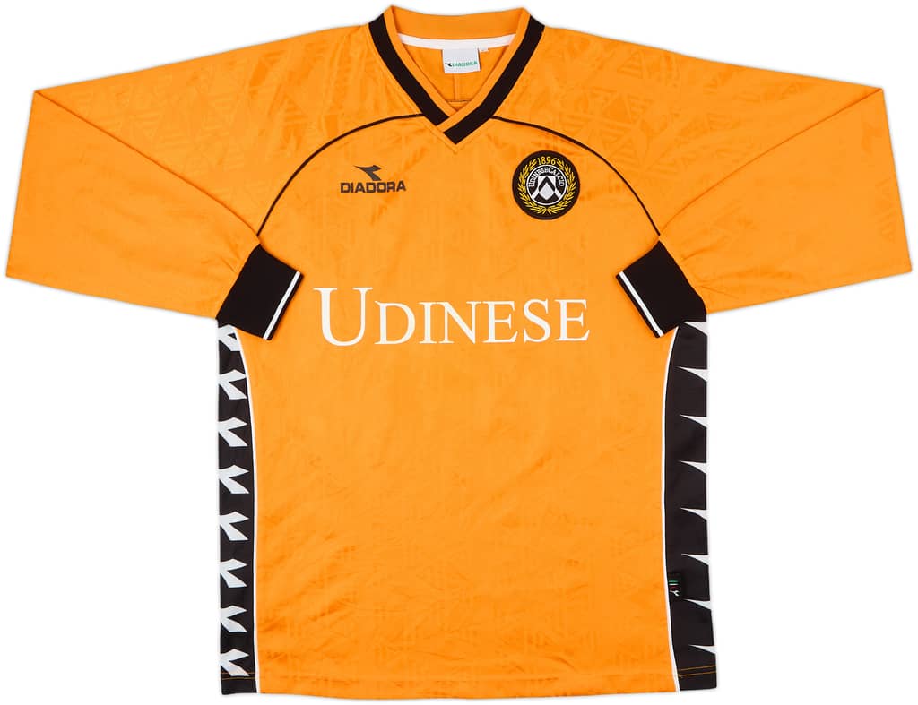 2001-02 Udinese Diadora Training L/S Shirt - 9/10 - (L)