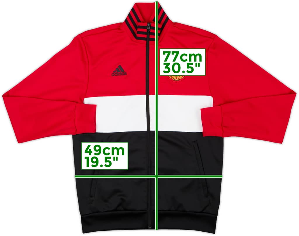 2019-20 Manchester United adidas Track Jacket - 7/10 - (M)