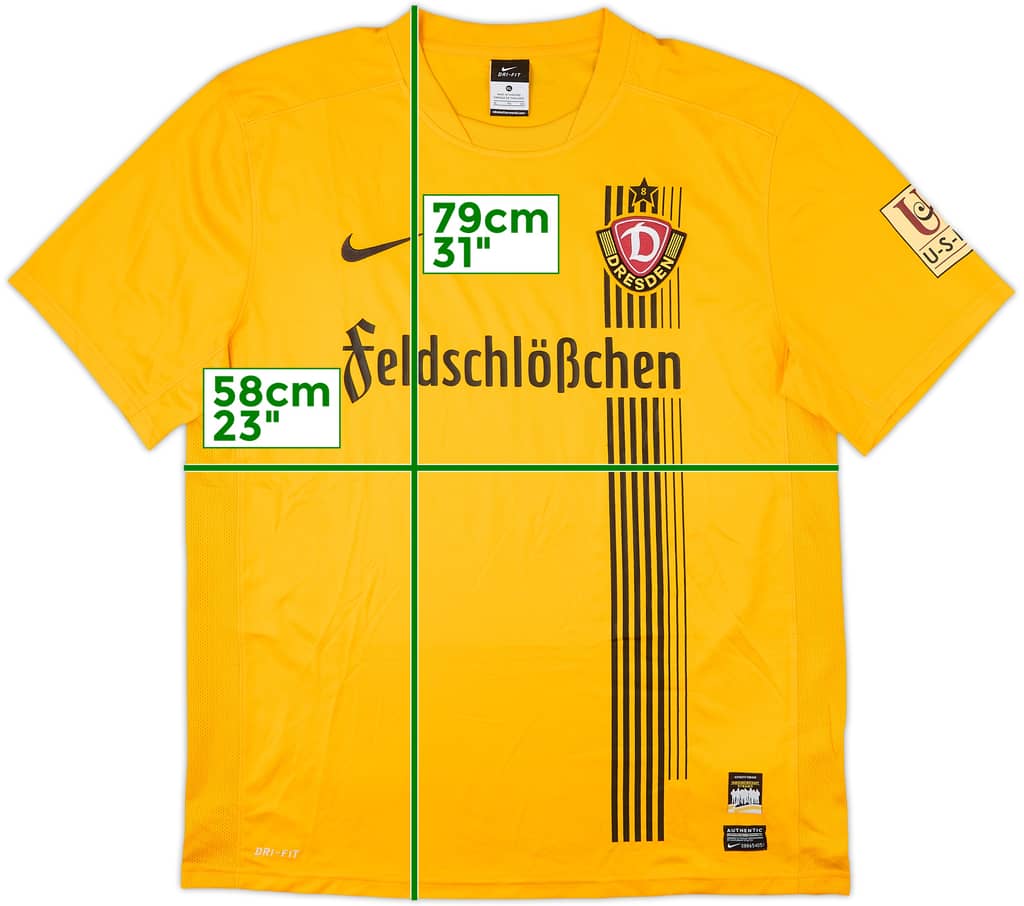 2014-15 Dynamo Dresden Home Shirt - 9/10 - (XL)