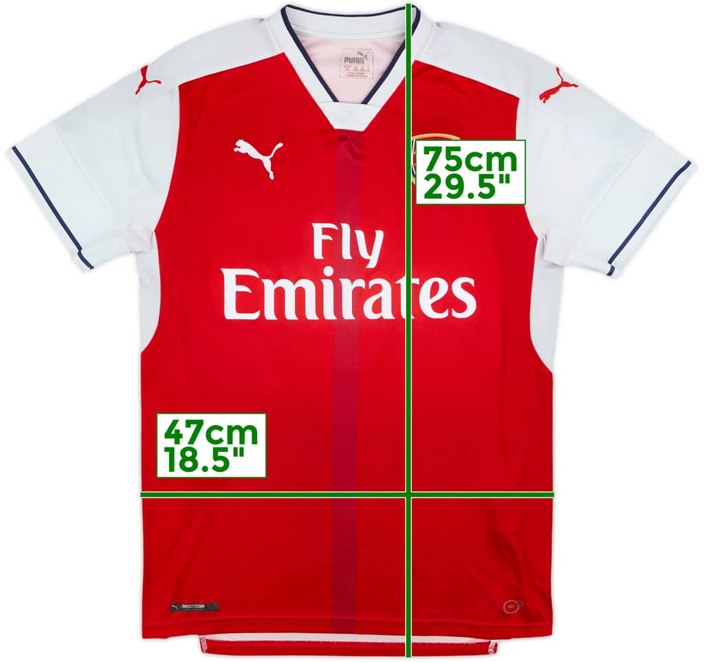 2016-17 Arsenal Home Shirt - 5/10 - (M)