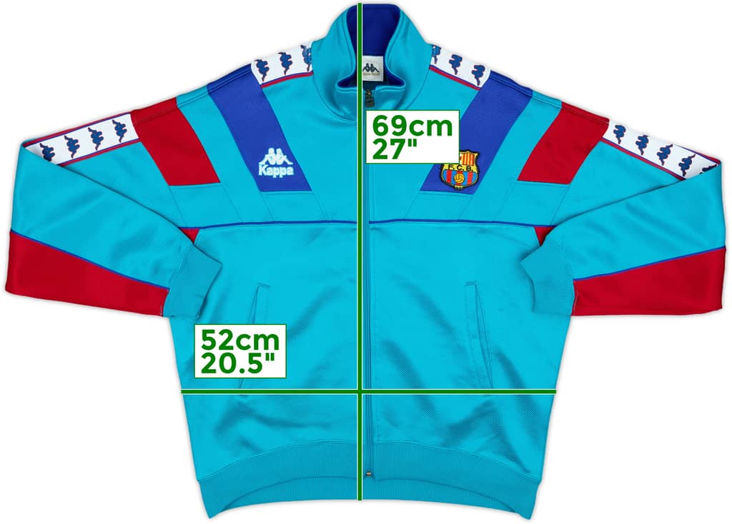 1992-95 Barcelona Kappa Track Jacket - 10/10 - (L)