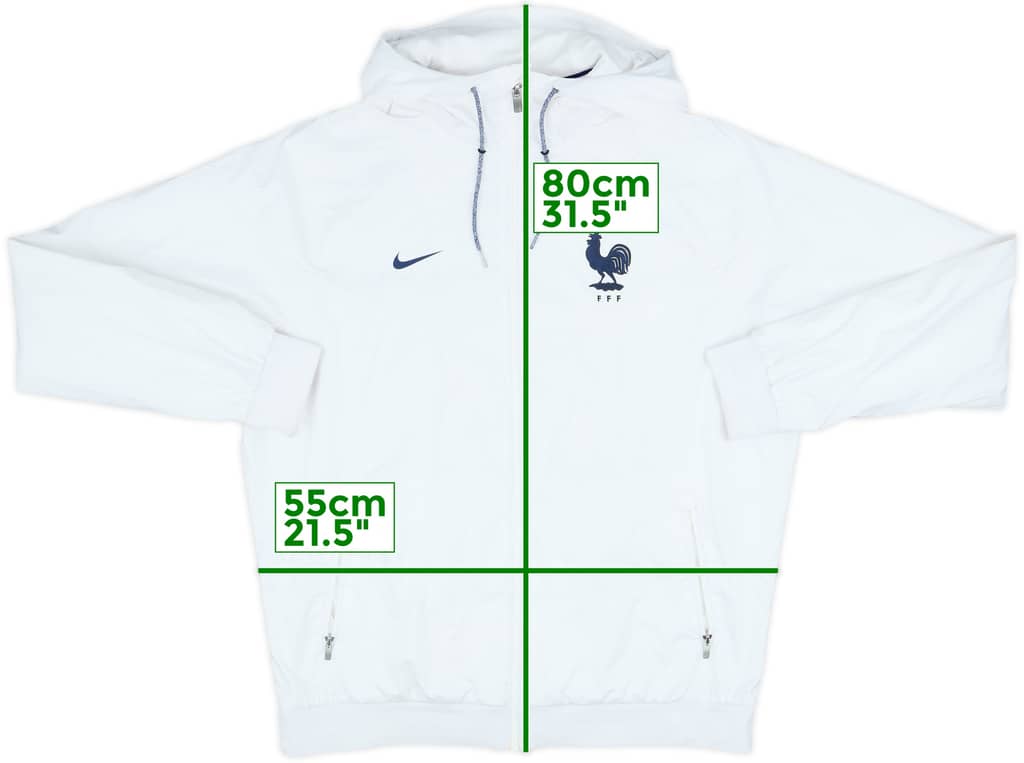 2016-17 France Nike Hooded Track Jacket - 8/10 - (L)