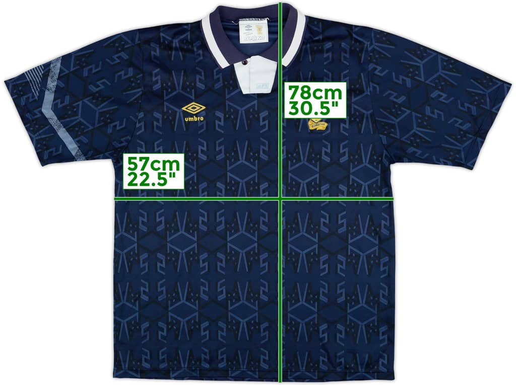 1991-94 Scotland Home Shirt - 8/10 - (XL)