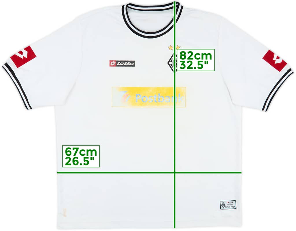 2010-11 Borussia Monchengladbach Home Shirt - 5/10 - (3XL)