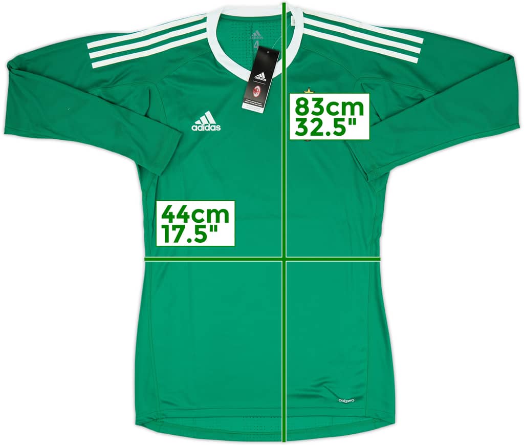 2017-18 AC Milan Player Issue GK Shirt (S)