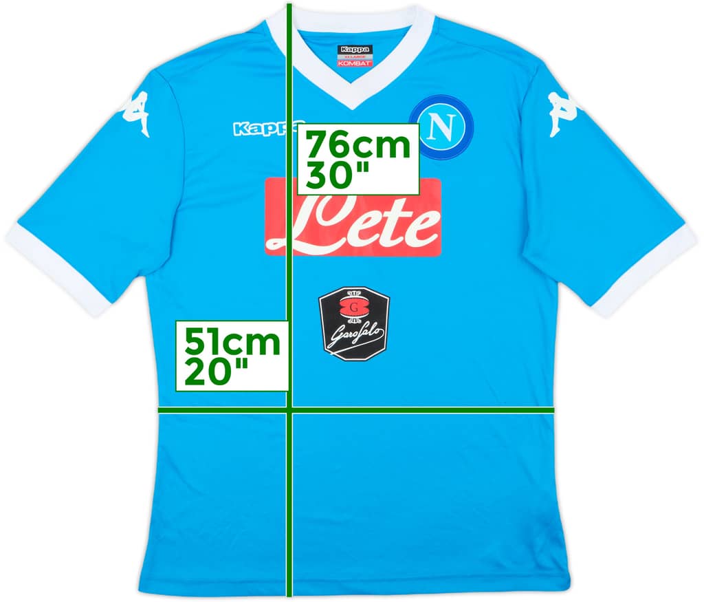 2015-16 Napoli Home Shirt - 8/10 - (XXL)