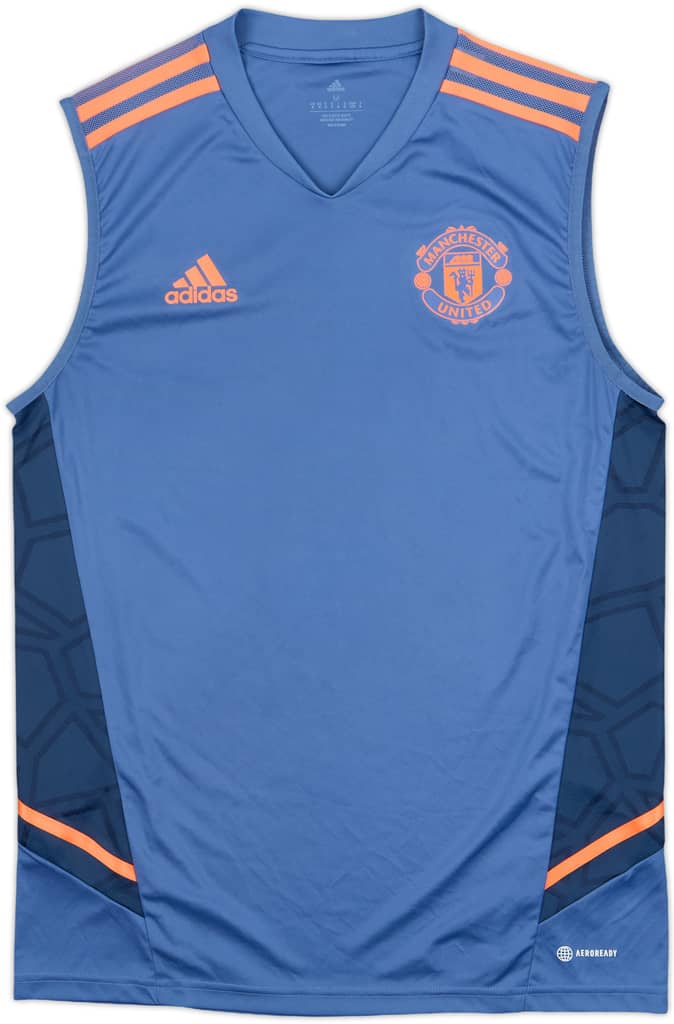 2022-23 Manchester United adidas Training Vest - 10/10 - (M)