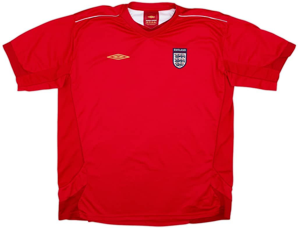2004-06 England Umbro Training Shirt - 9/10 - (XXL)