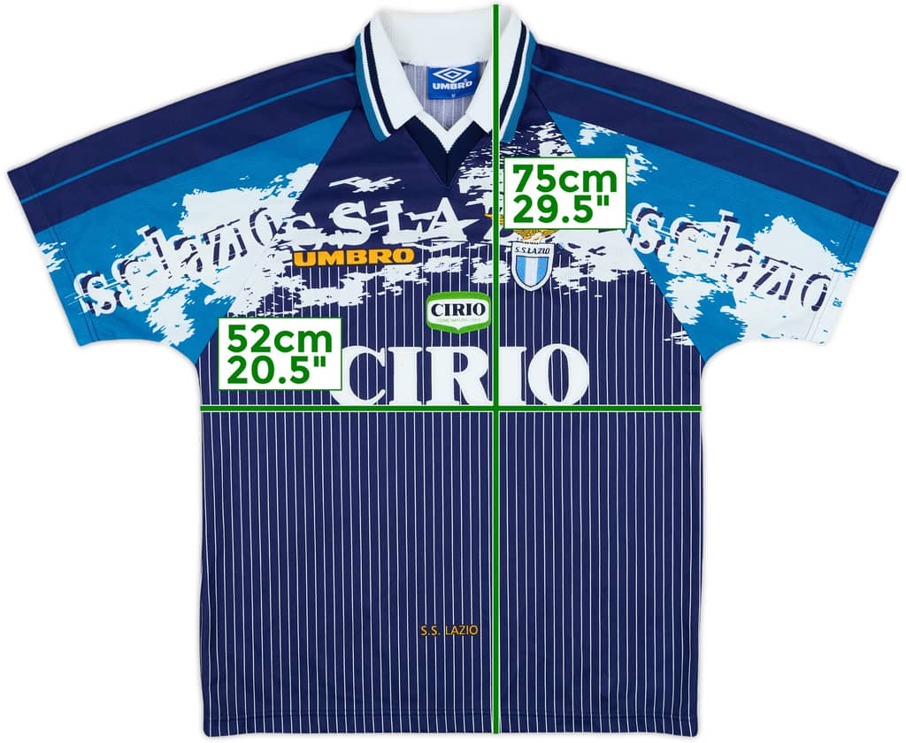 1996-98 Lazio Away Shirt - 9/10 - (M)