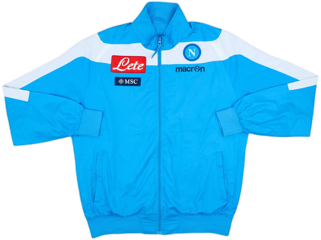 2014-15 Napoli Macron Track Jacket - 6/10 - (XL)