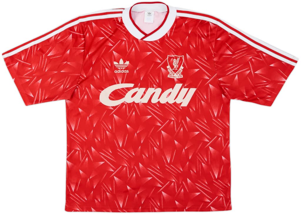 1988-89 Liverpool Home Shirt - 4/10 - (L)
