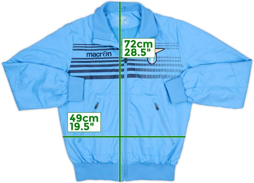2012-13 Lazio Macron Track Jacket - 7/10 - (M)