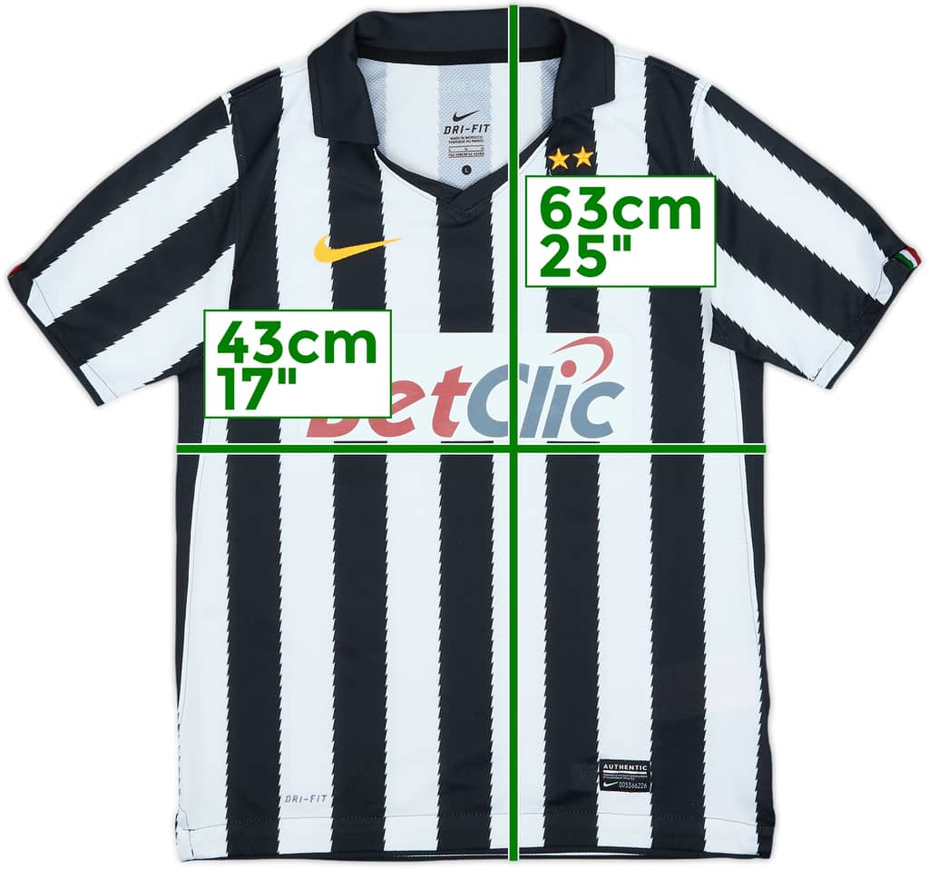 2010-11 Juventus Home Shirt - 9/10 - (L.Boys)