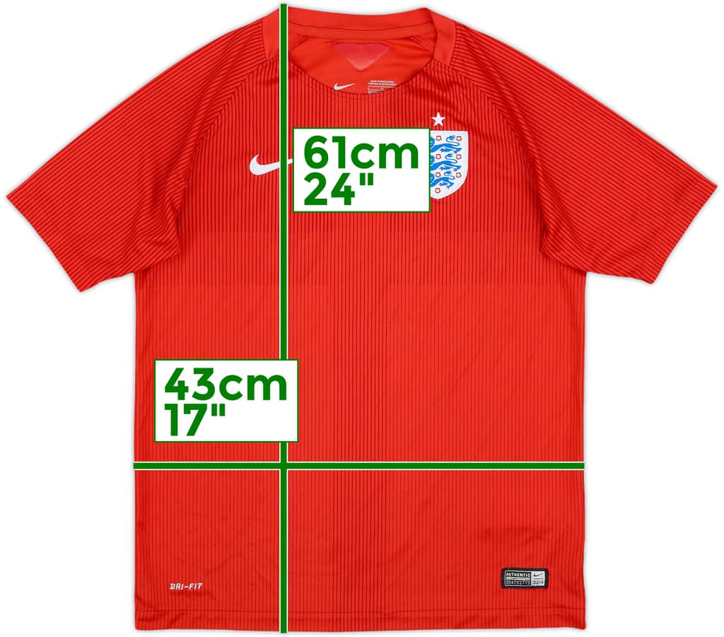 2014-15 England Away Shirt - 9/10 - (L.Boys)