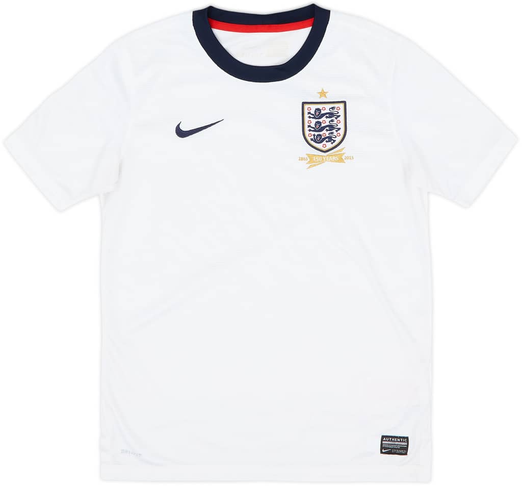 2013 England 150th Anniversary Home Shirt - 10/10 - (L.Boys)