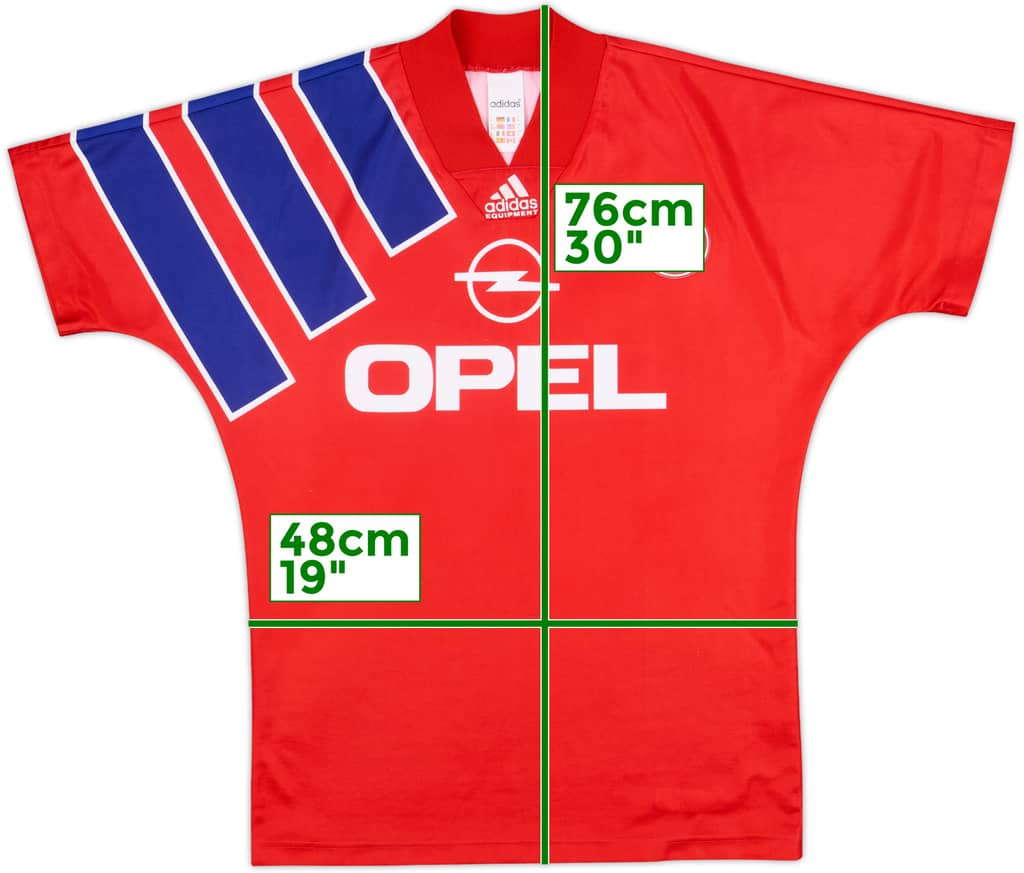 1991-93 Bayern Munich Home Shirt - 9/10 - (S)