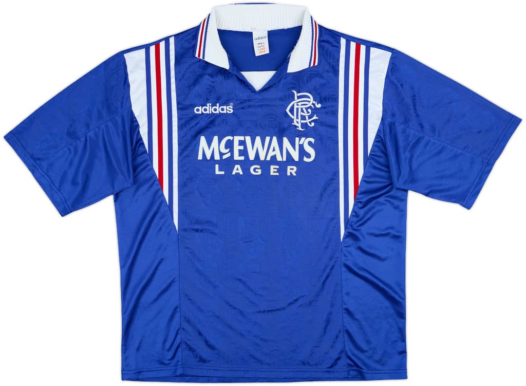 1996-97 Rangers Home Shirt - 8/10 - (XL)