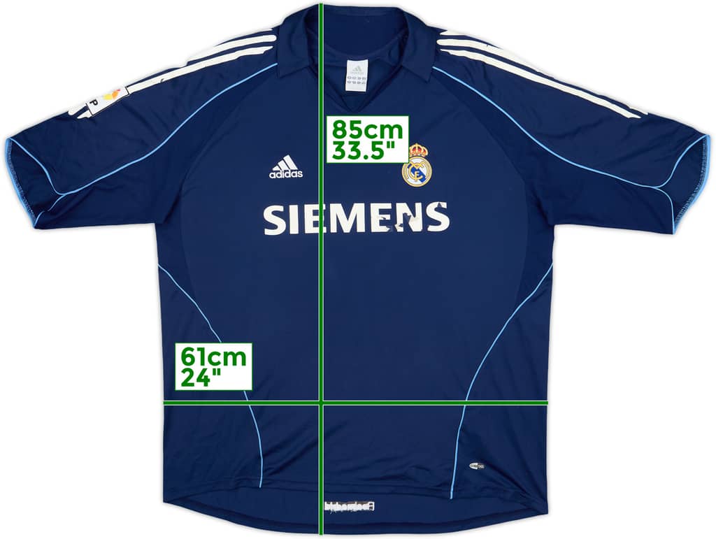 2005-06 Real Madrid Away Shirt - 5/10 - (XL)