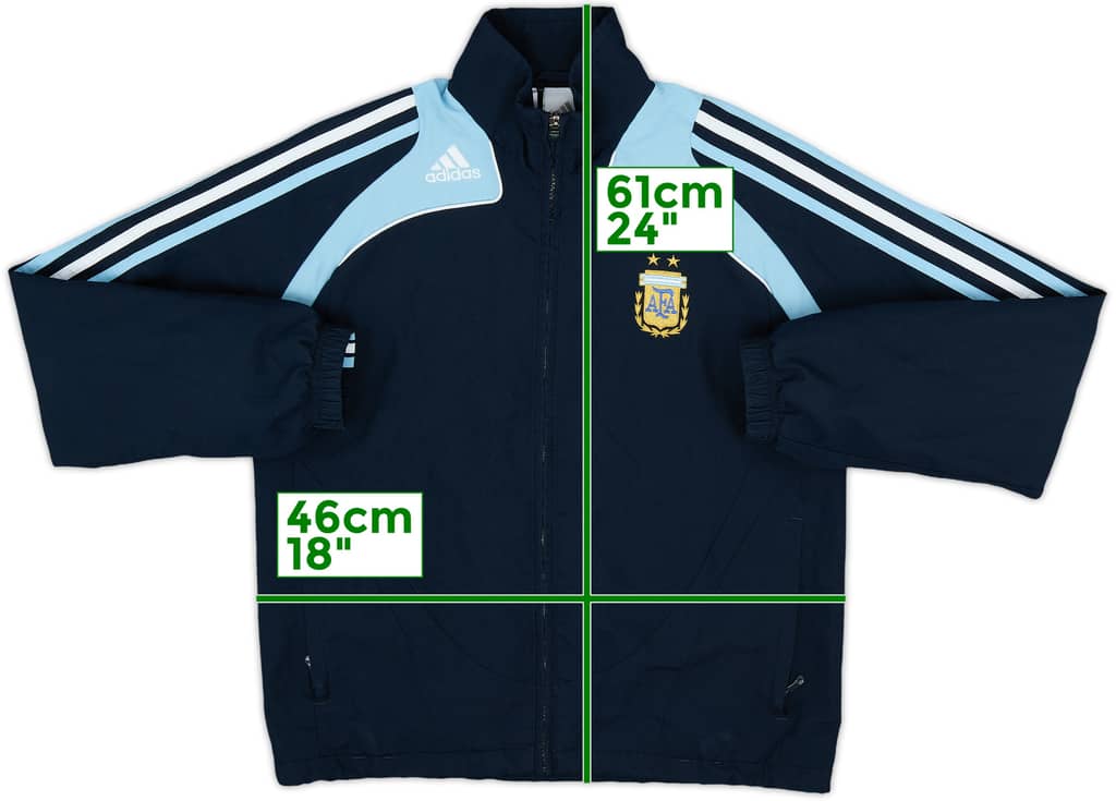 2008-10 Argentina adidas Track Jacket - 8/10 - (M.Boys)