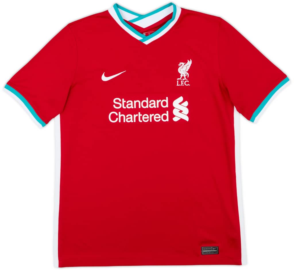 2020-21 Liverpool Home Shirt - 9/10 - (XL.Boys)