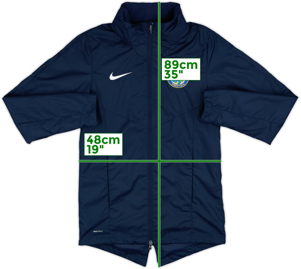 2018-19 Macclesfield Town Nike Rain Coat - 8/10 - (S)
