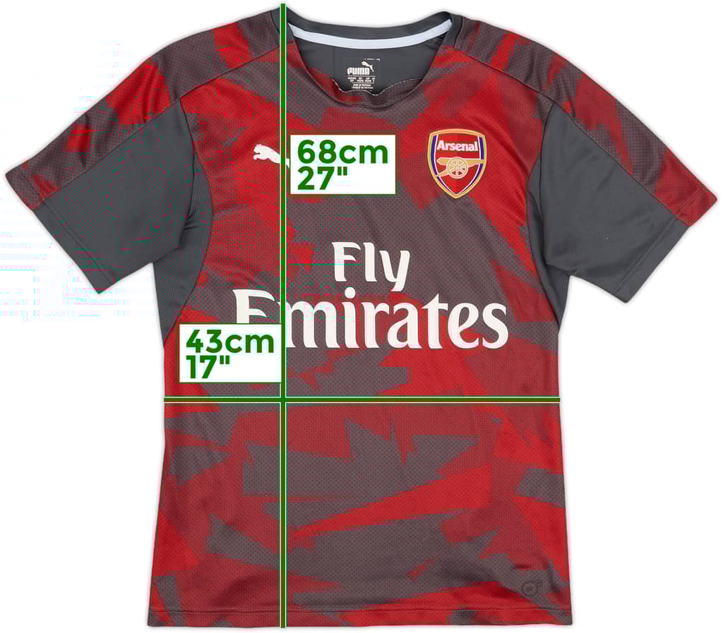 2017-18 Arsenal Puma Training Shirt - 6/10 - (S)