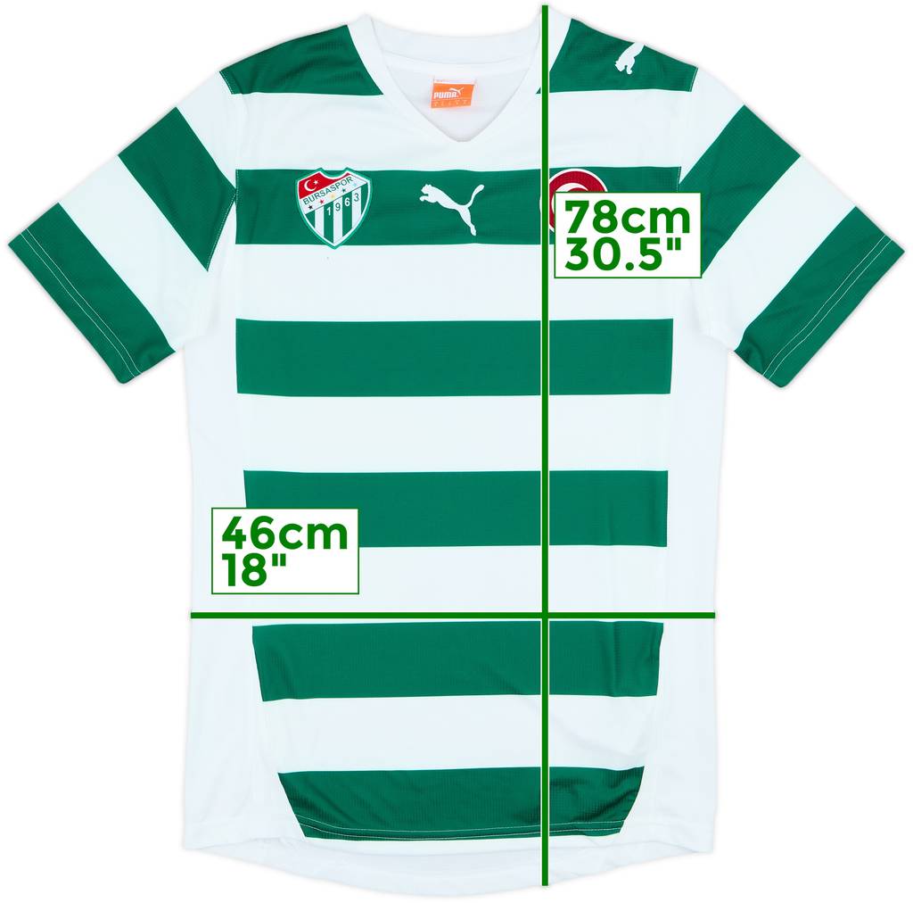 2010-11 Bursaspor Home Shirt - 8/10 - (S)
