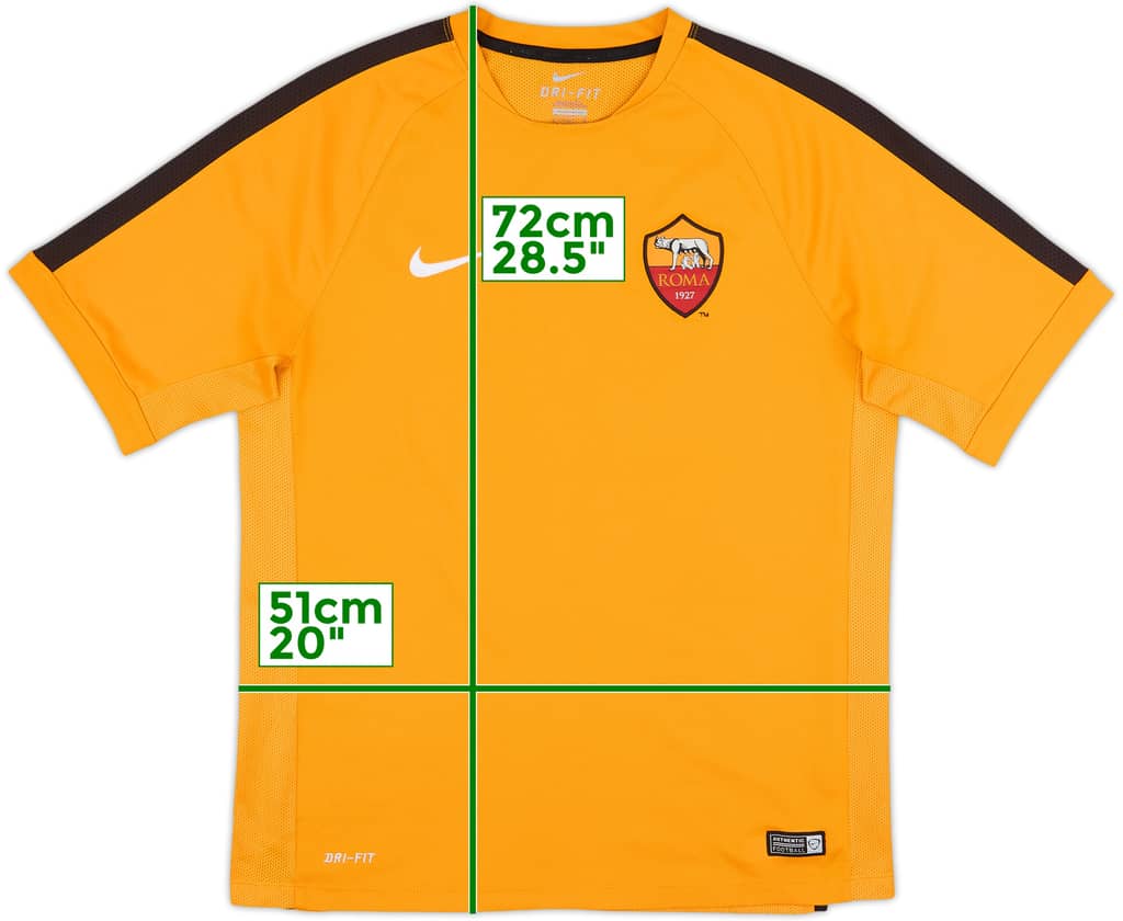 2014-15 Roma Nike Training Shirt - 7/10 - (L)