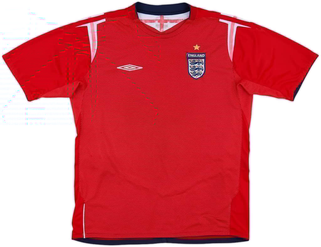 2004-06 England Away Shirt - 5/10 - (XL)