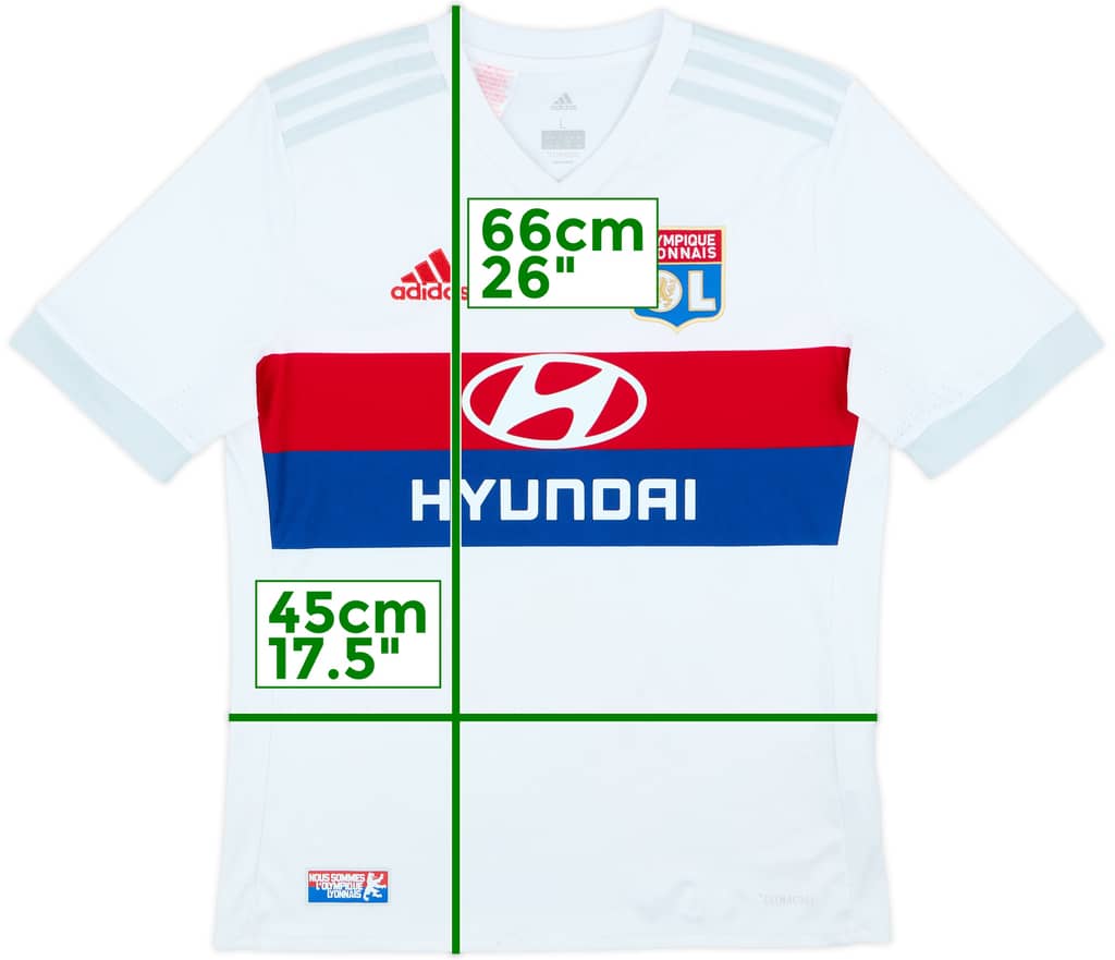 2017-18 Lyon Home Shirt - 8/10 - (L.Boys)