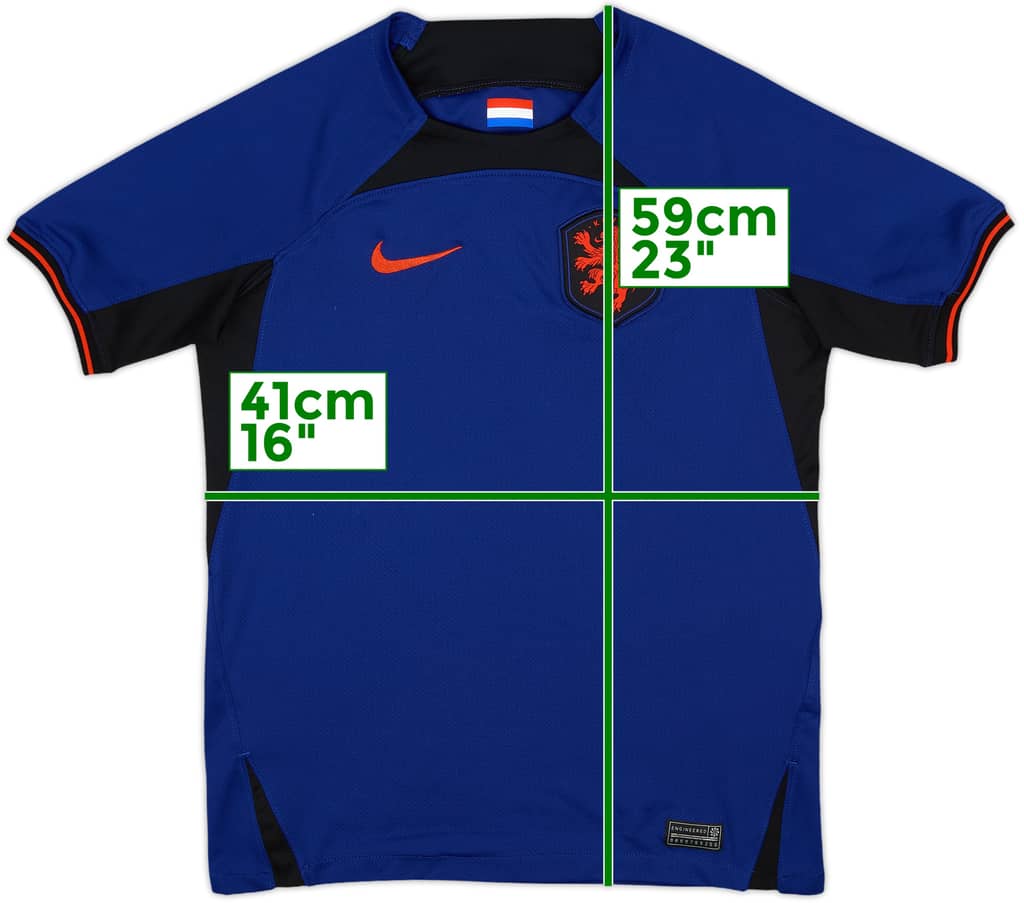 2022-23 Netherlands Away Shirt - 8/10 - (L.Boys)