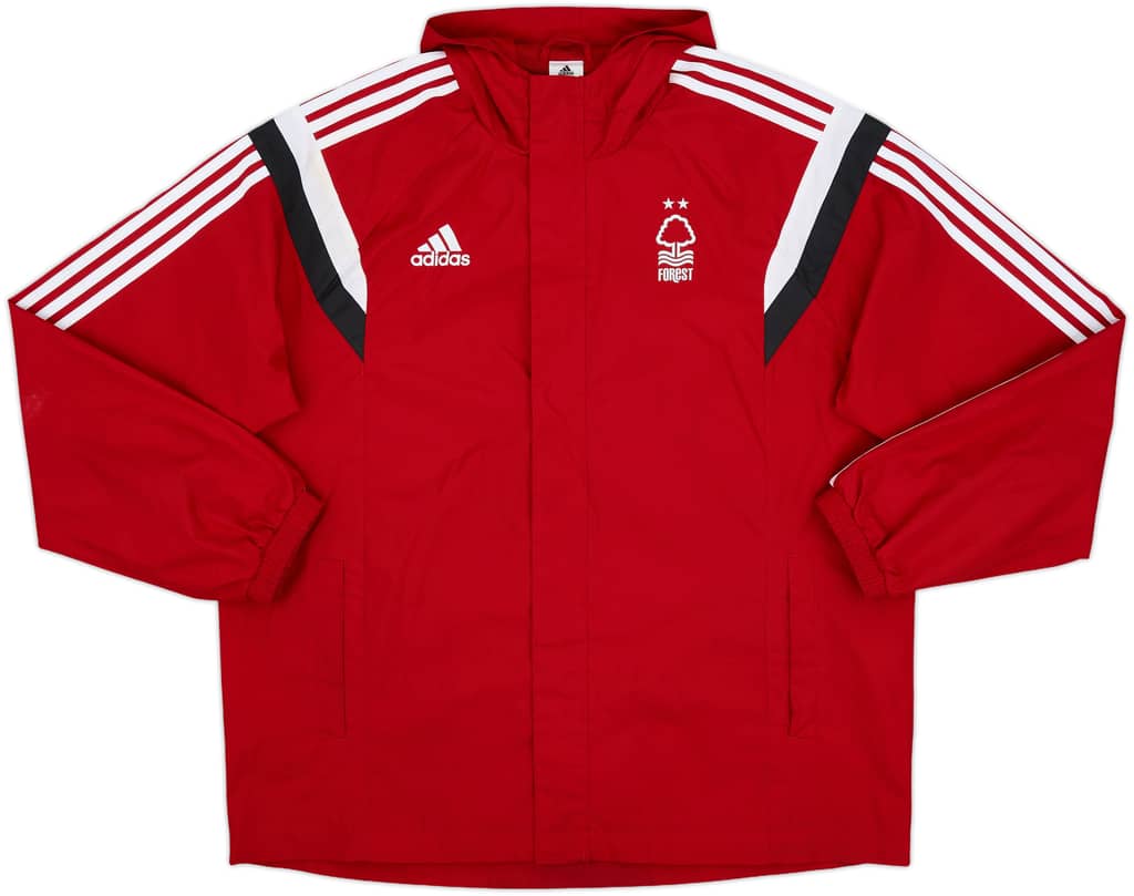 2014-15 Nottingham Forest adidas Hooded Track Jacket - 8/10 - (XL)
