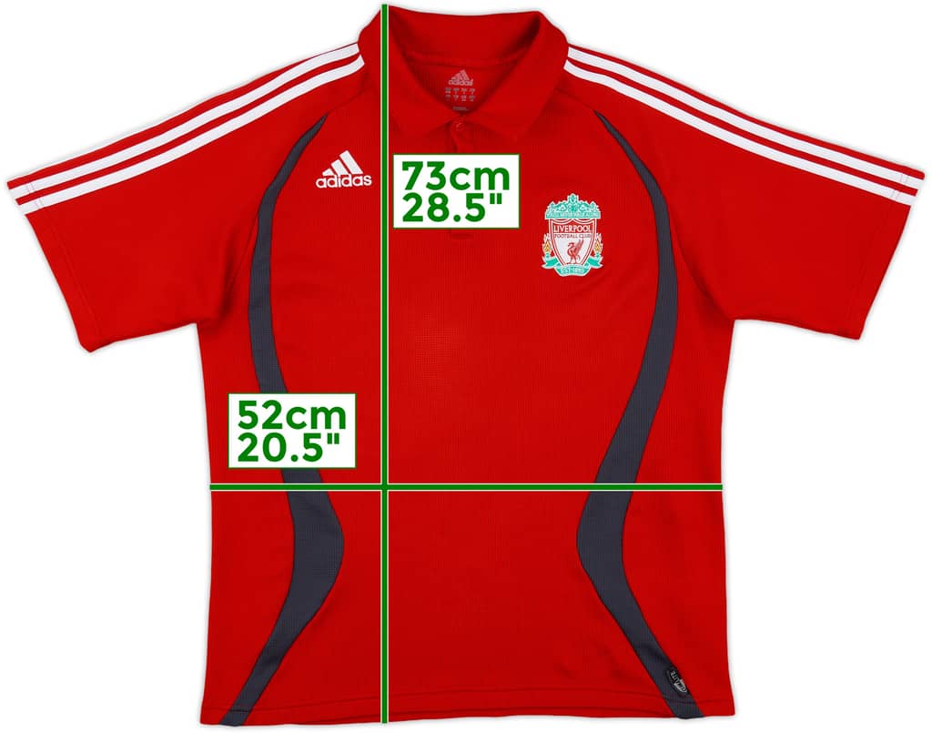 2006-07 Liverpool adidas Polo Shirt - 8/10 - (L)