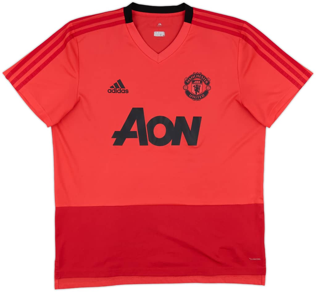 2018-19 Manchester United adidas Training Shirt - 9/10 - (L)