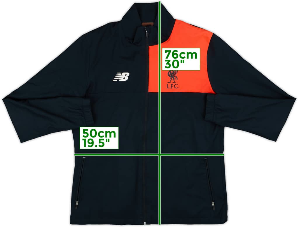 2016-17 Liverpool New Balance Track Jacket - 8/10 - (M)