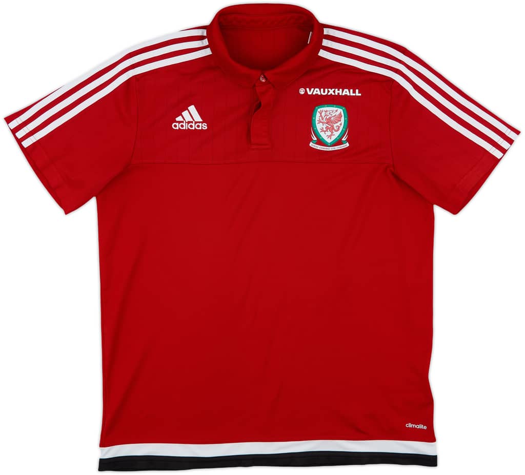 2016-17 Wales adidas Polo Shirt - 6/10 - (L)