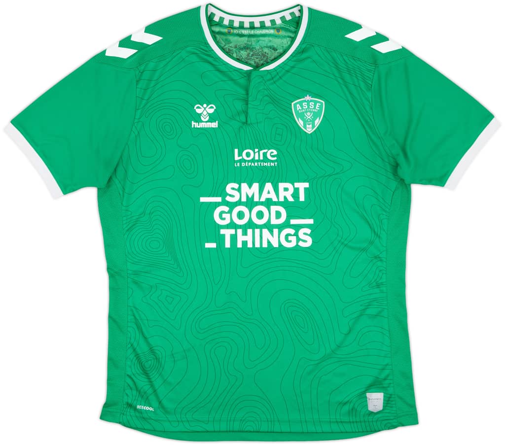 2022-23 Saint Etienne Home Shirt - 7/10 - (XL)