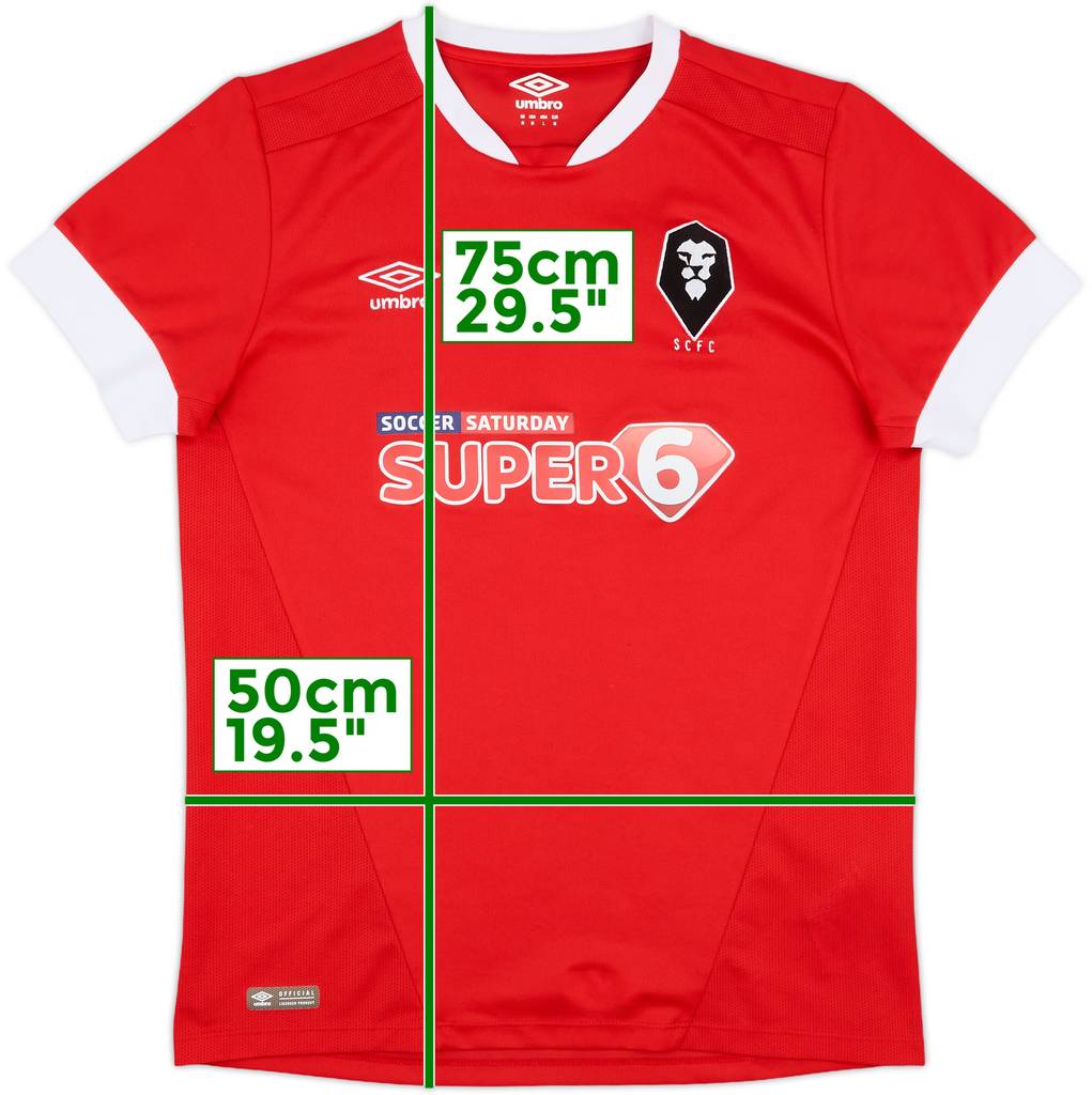 2017-18 Salford City Home Shirt - 6/10 - (M)