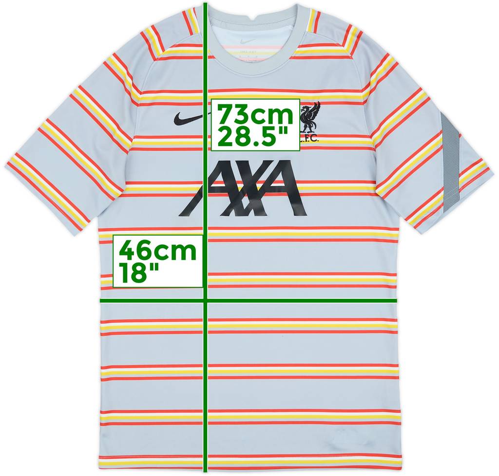 2021-22 Liverpool Nike Training Shirt - 8/10 - (M)