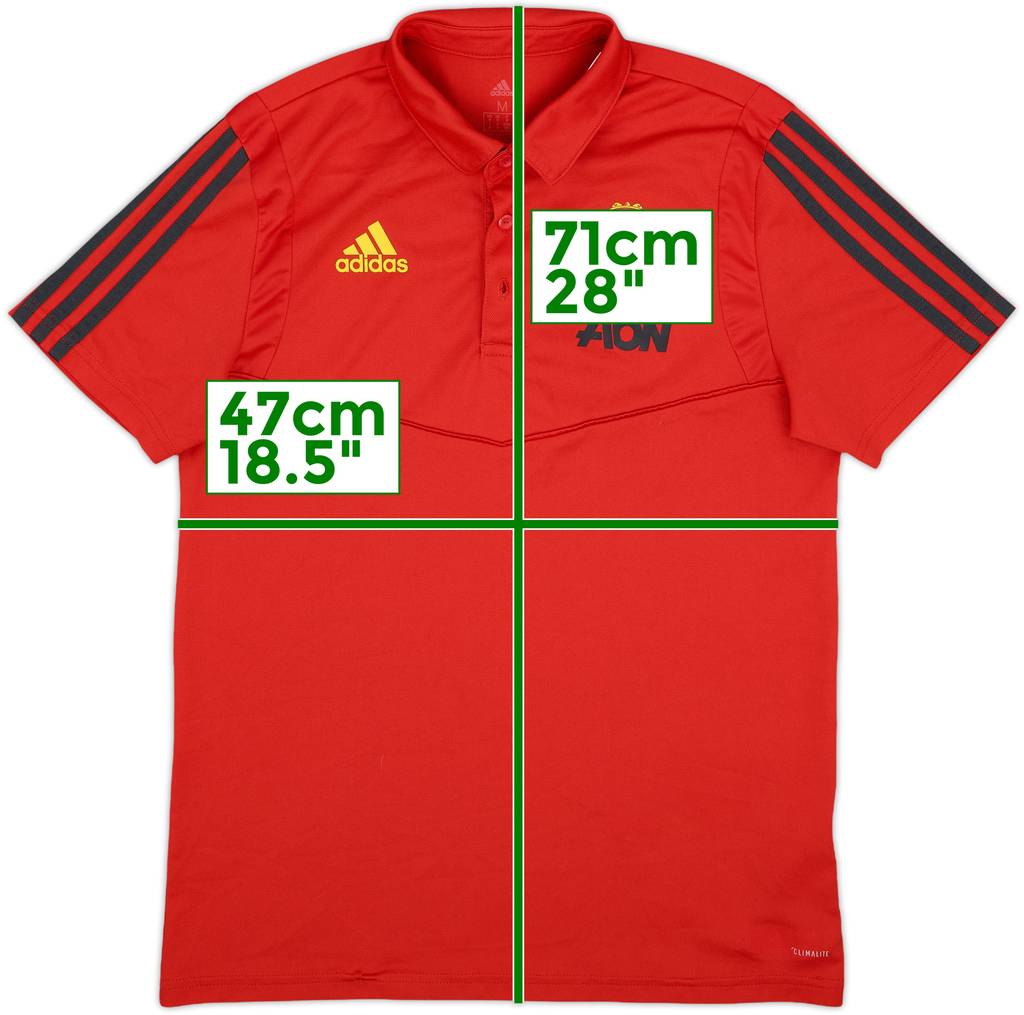 2019-20 Manchester United adidas Polo Shirt - 5/10 - (M)