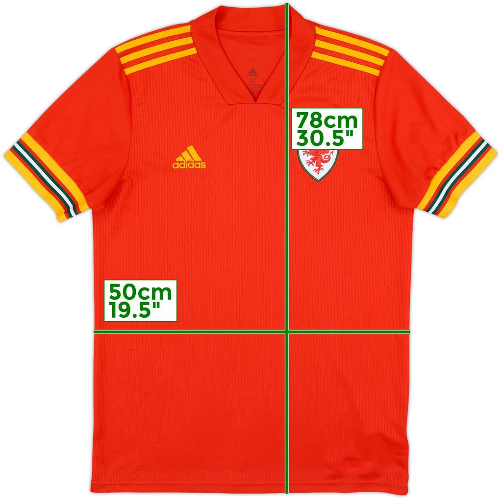 2020-21 Wales Home Shirt - 7/10 - (M)