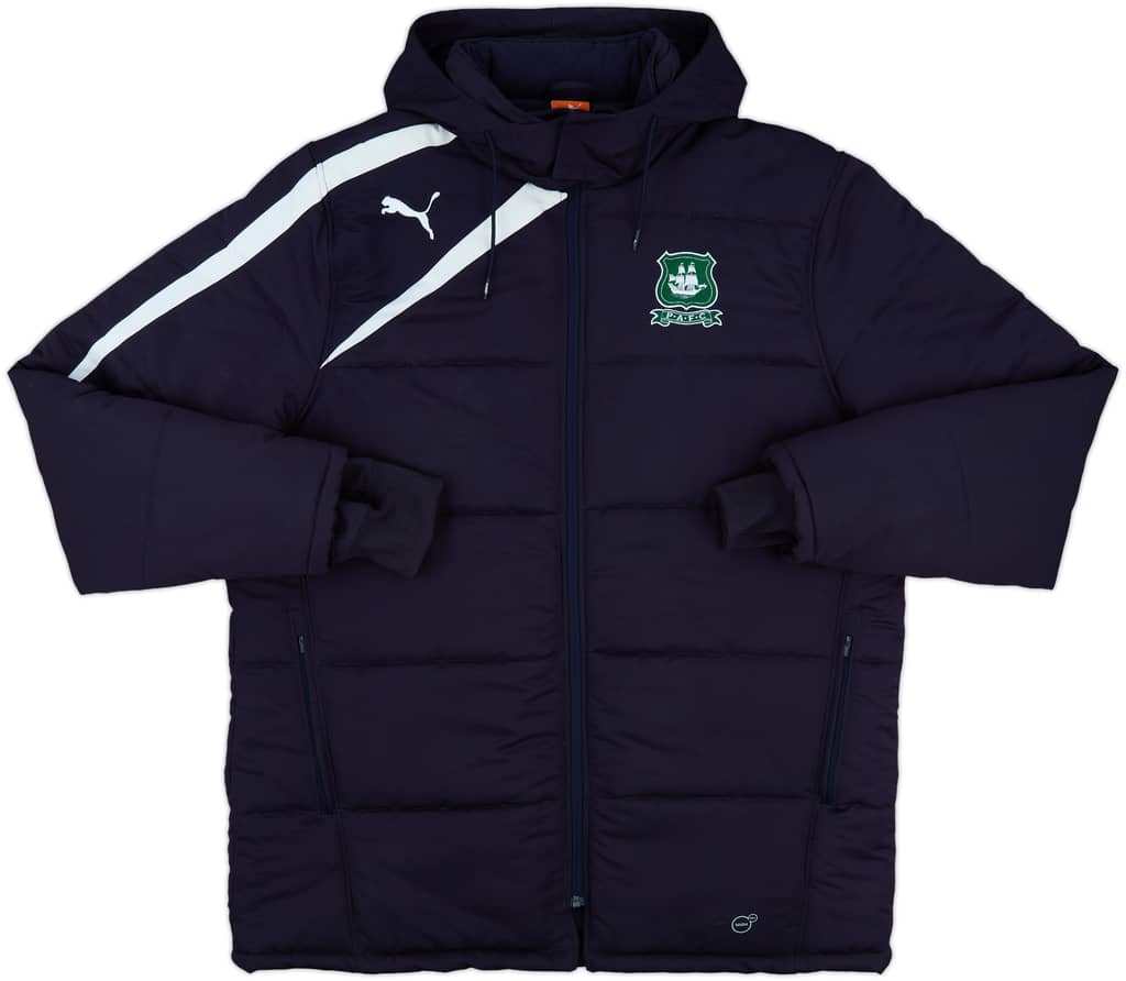 2013-14 Plymouth Puma Padded Bench Coat - 8/10 - (XL)