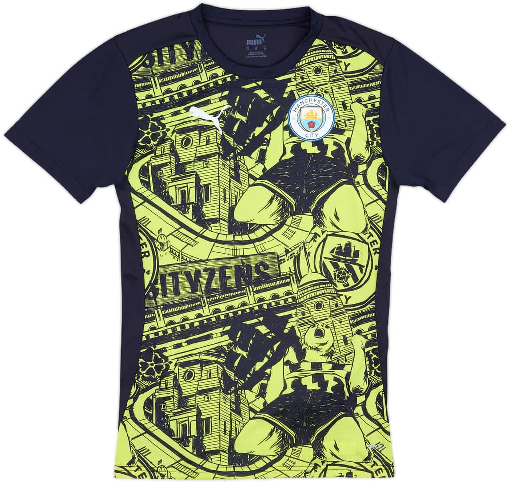2024-25 Manchester City Puma Training Shirt - 10/10 - (XS)
