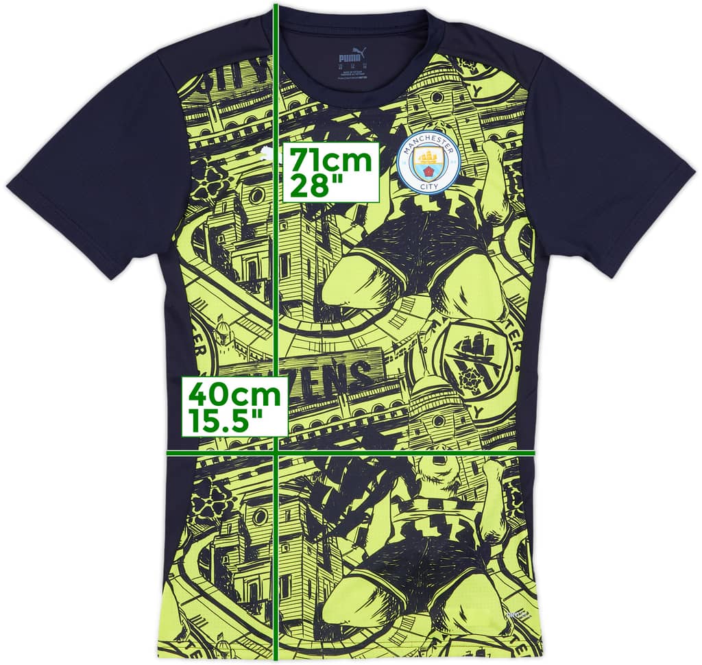 2024-25 Manchester City Puma Training Shirt - 10/10 - (XS)